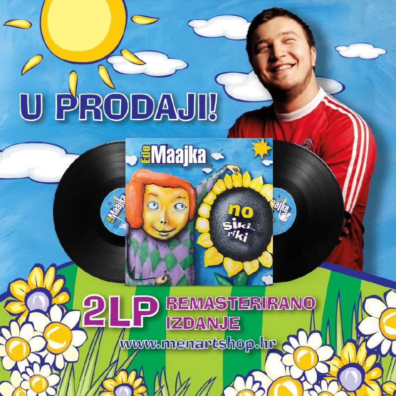 EDO MAAJKA - Dvostruki LP „No sikiriki (Remastered 2024.)“ od danas u prodaji!